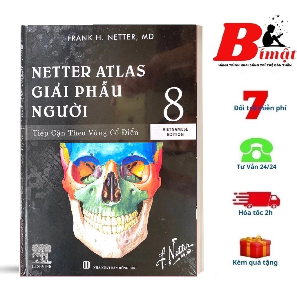 Sách - Atlas Giải Phẫu Người - Bìa Cứng Tái Bản Lần Thứ 8