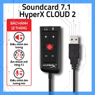 Soundcard tai nghe Hyperx Cloud 2 