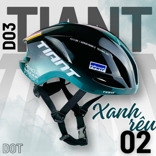  NÓN XE ĐẠP TIANT D03 ĐEN RÊU NAM NỮ ĐỘI ĐỀU ĐƯỢC THIẾT KẾ KHÍ ĐỘNG HỌC SIÊU NHẸ 