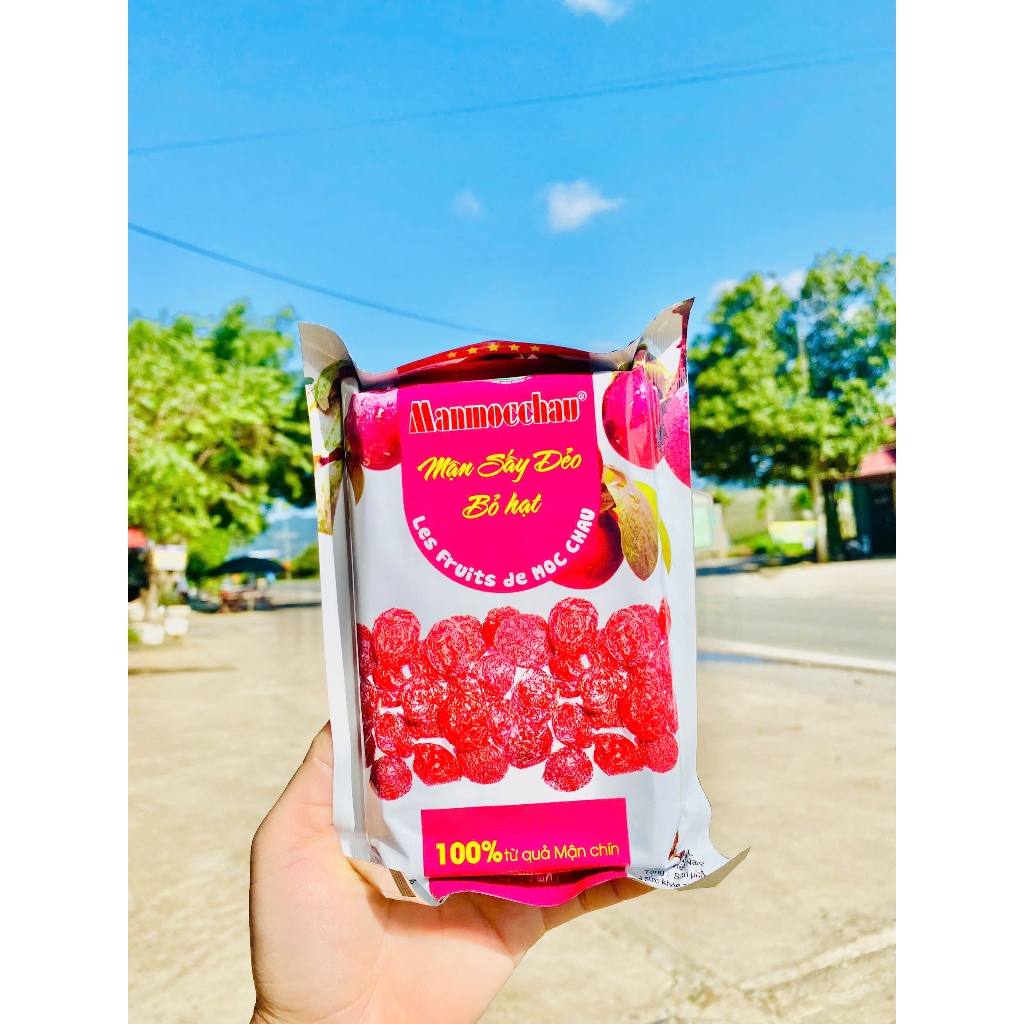 MẬN HẬU MỘC CHÂU SẤY DẺO: KHÔNG HẠT, ÍT ĐƯỜNG- TÚI 180g