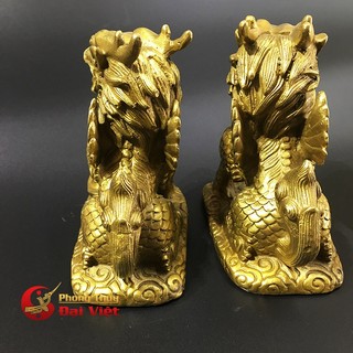 Cặp Kỳ Lân Đồng Nguyên Chất cỡ Đại