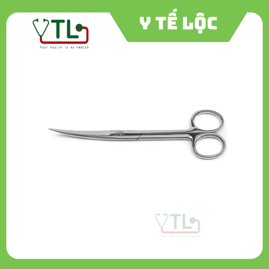 Kéo 12 cm cong 2 đầu nhọn