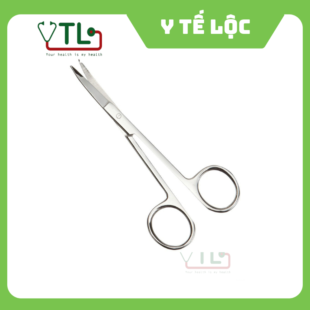 Kéo 16 cm thẳng 2 đầu nhọn