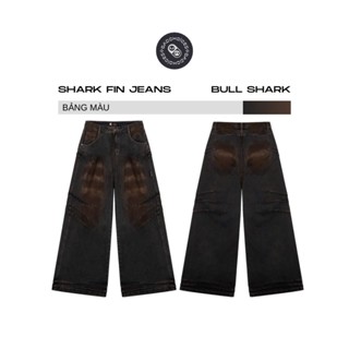Bad Choices | Quần Shark Fin Form TO Wide-Leg Jeans Wash màu Streetwear Style