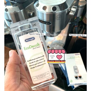 [Mẫu mới] Dung dịch vệ sinh máy pha cafe tự động Delonghi EcoDecalk mini gói 2x100ml  - Nguồn hàng Đức