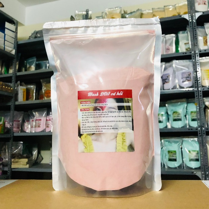 Gói 1000g bột đắp mặt nạ cá hồi nguyên chất handmade