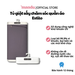 Tủ giặt sấy chăm sóc quần áo cao cấp Estilo Korea, khử khuẩn UV, khử mùi, làm phẳng, gấp gọn đa năng