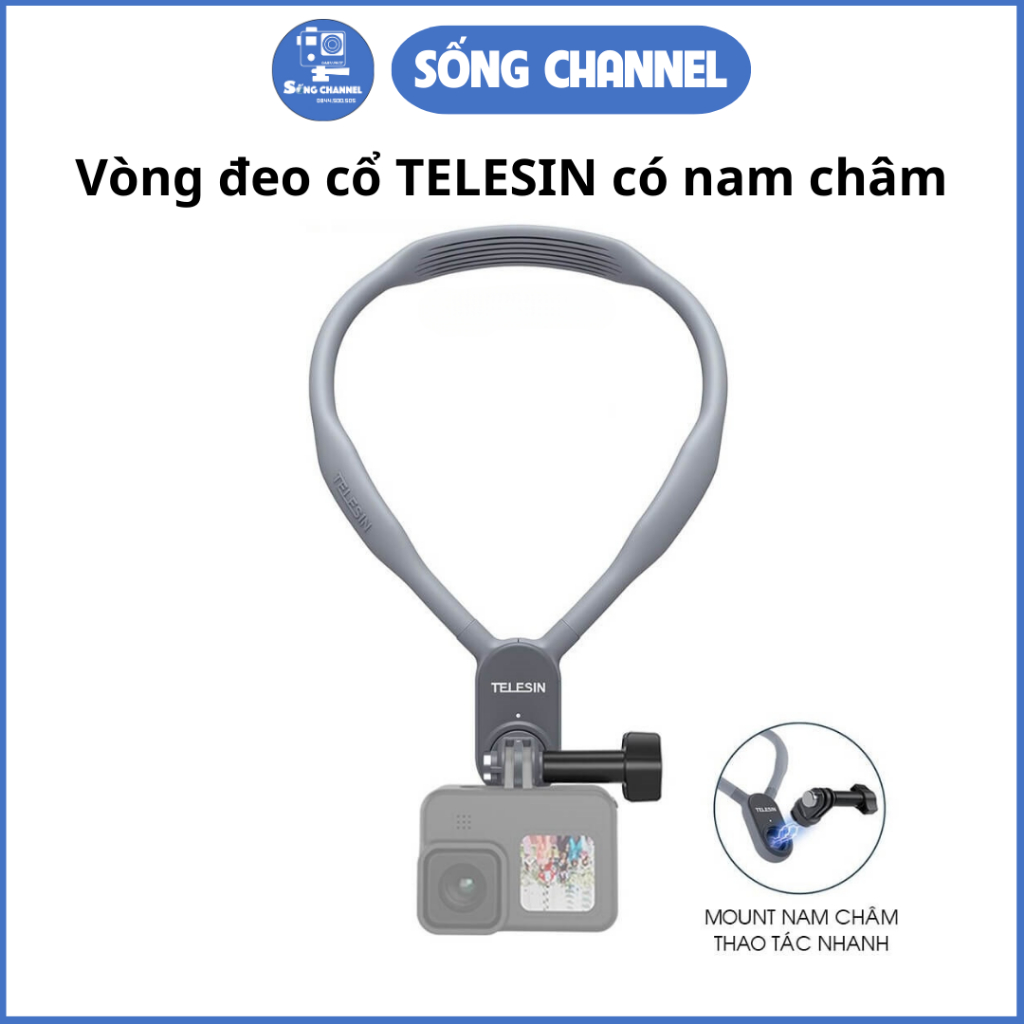 Vòng Đeo Cổ Gopro Action Camera Telesin