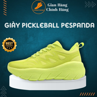 Giày thể thao nữ Pickleball Pespanda đế cao su non, chuyên shuffle dance, dân vũ, chạy bộ, aerobic