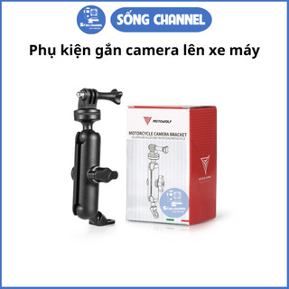  Part Gắn Motowoft Phụ Kiện Gắn Camera Hành Trình Vào Chân Gương Xe Máy 