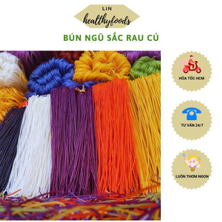  1kg Bún Ngũ Sắc rau củ nhiều màu được tạo màu từ Rau Củ 100% Tự Nhiên ăn kiêng ăn chay heatlhy 