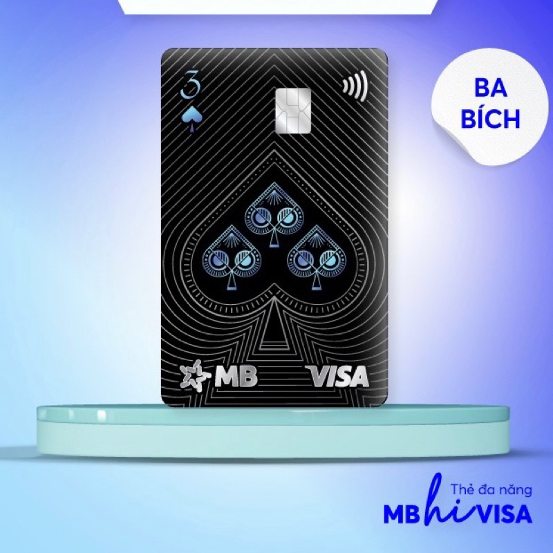 DV Phát hành thẻ MB Hi Visa Collection - Mẫu Ba Bích