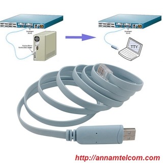 Cáp lập trình cisco - console USB to RJ45 Cable