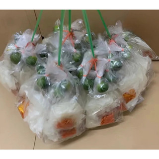    không kèm tắc  combo 1 xâu bánh tráng phơi sương tắc xâu  gồm 10 bịch  