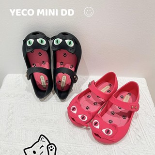 Giày Nhựa Thơm Mặt Mèo Xinh Xắn MINI DD (M.E.O) , Giày Búp Bê Cho Bé Gái