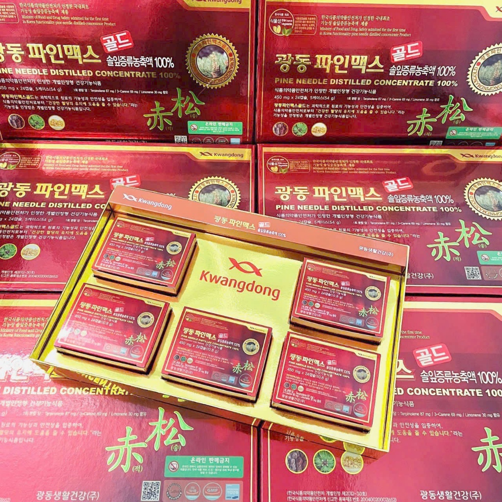 Tinh Dầu Thông Đỏ Kwangdong 120 viên
