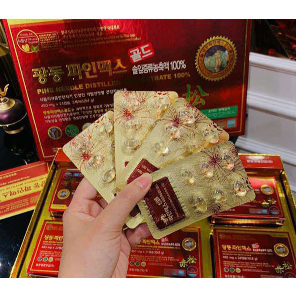 Tinh Dầu Thông Đỏ Kwangdong 120 viên