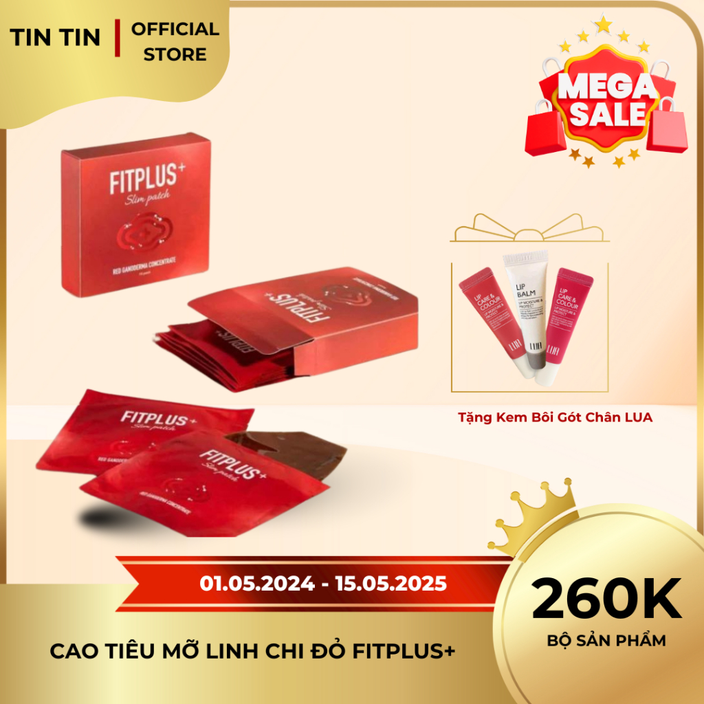 CAO TIÊU MỠ LINH CHI ĐỎ FITPLUS+ SBODY PLUS - CÔNG THỨC TIÊU MỠ BỤNG TỪ Y HỌC CỔ TRUYỀN