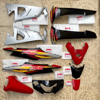 [HÀNG_CHÍNH_HÃNG] Bộ vỏ nhựa WAVE RS 2009, Dàn áo WAVE RS nạ 2 tầng đã dán sẵn tem gồm 16 món