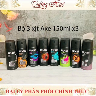 Bộ 3 Xịt Khử Mùi Axe Bodyspray Mùi Ngẫu Nhiên - 150mlx3