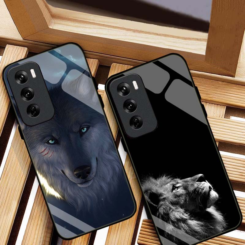 Ốp Lưng OPPO RENO 12 5G, RENO 12 PRO 5G Lưng Kính Cường Lực Cao Cấp