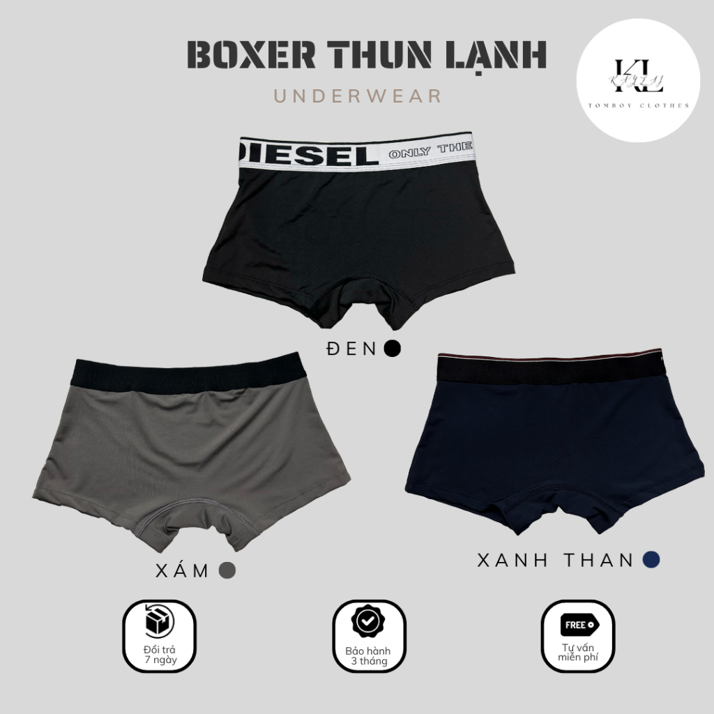 [Boxer] Quần đùi thun lạnh thiết kế cho Tomboy, Trans và Sb