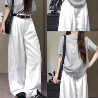 Quần Xuông Nam Nữ Xếp Ly Chất Kaki Ống Rộng Vải Đẹp Mềm Nửa cạp chun Thoáng Mát MIAA