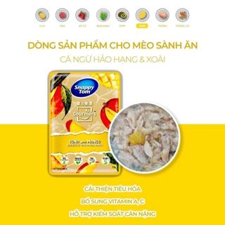 Thức ăn cho mèo Snappy Tom trái cây 70gr