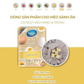 Thức ăn cho mèo Snappy Tom trái cây 70gr