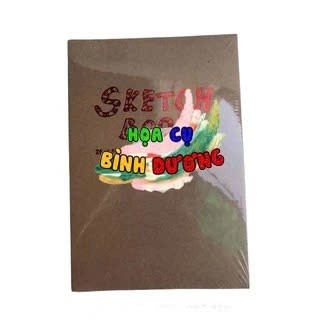 [BinhDuong] Sổ vẽ Sketch book nâu, đen A4, A5