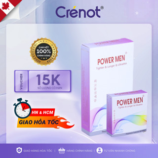 Bao cao su 3D 49mm POWER MEN kéo dài thời gian quan hệ chống xuất tinh sớm siêu mỏng bcs sieu mong nhiều gel bôi trơn