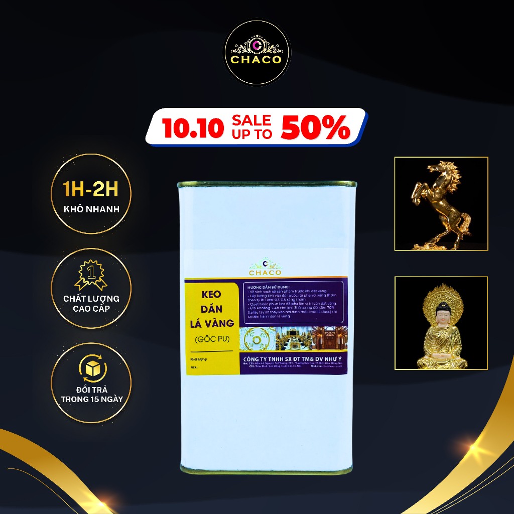 Keo Dát Vàng Gốc PU Dầu (Gốc Dầu) ( 100ml ) - CHACO GOLD