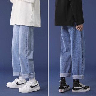 Quần jean nam đen ống suông rộng, quần bò nam chất jean bò cao cấp dáng baggy dày dặn, không xù top