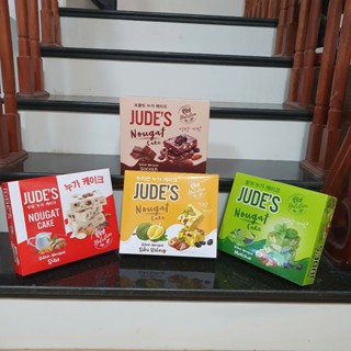 COMBO 4 HỘP 240G MIX 4 VỊ - Bánh nougat ngàn lớp - Matcha, socola, sầu riêng, sữa ( Mỗi vị 1 hộp )