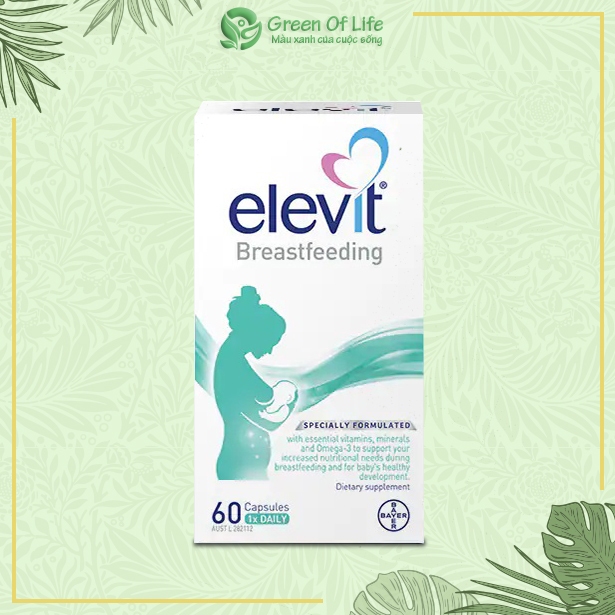 Vitamin Elevit tổng hợp cho phụ nữ sau sinh 60 viên Úc -  Elevit sau sinh