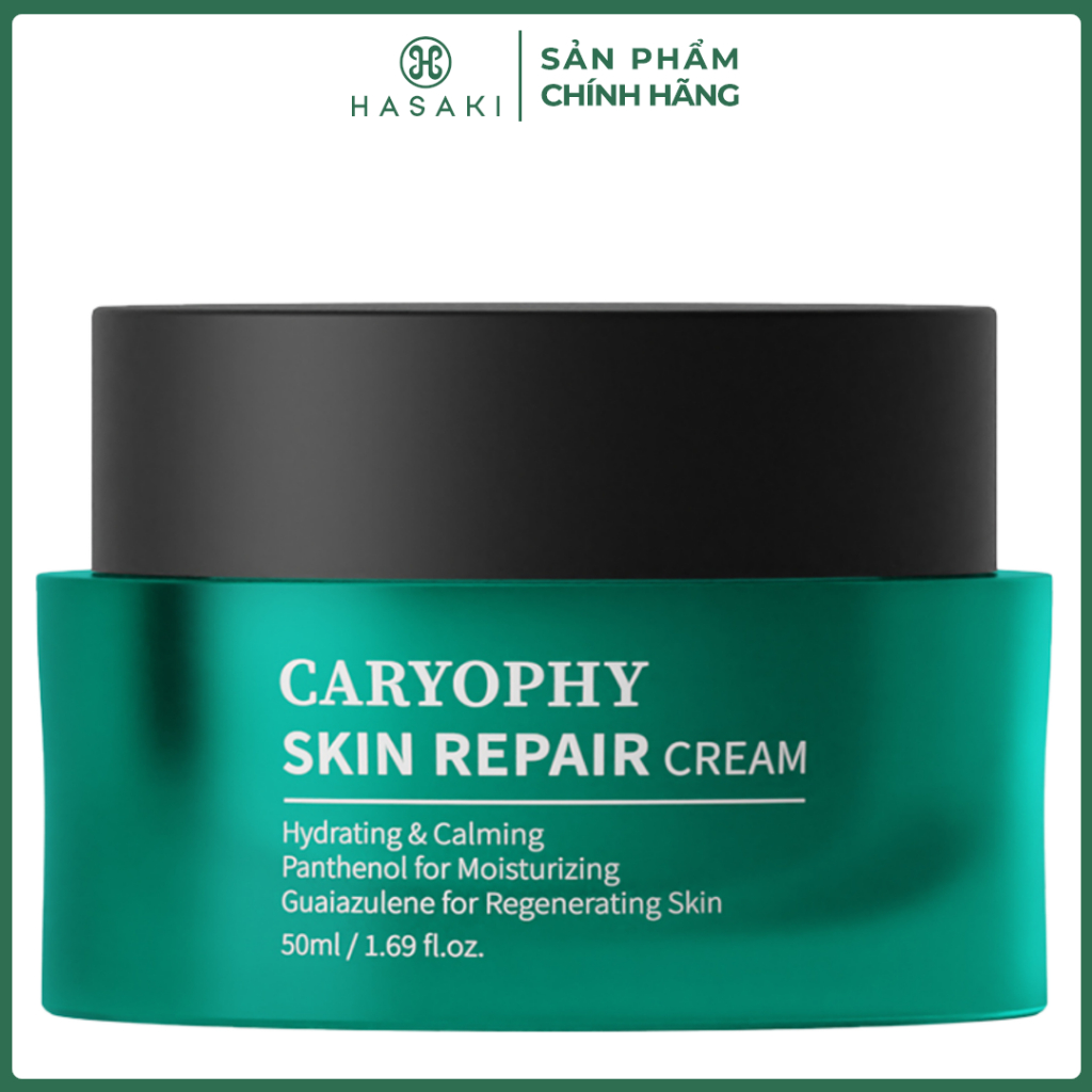  Kem Dưỡng Caryophy Cấp Ẩm Và Phục Hồi Da 50ml Skin Repair Cream Hasaki Sản Phẩm Chính Hãng 
