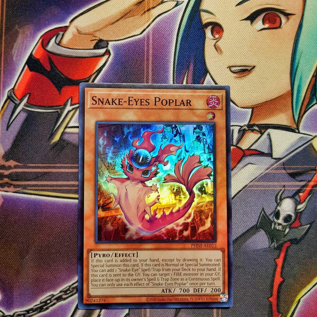 Thẻ bài Yugioh chính hãng | Snake-Eyes Poplar (AE) | PHNI Super rare.