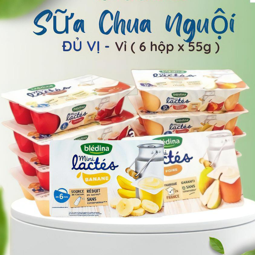 Sữa Chua Nguội Bledina 330G Cho Bé Từ 6m+ Nhiều Vị Bổ Sung Vitamin D3 Shop Mẹ Bí Đỏ
