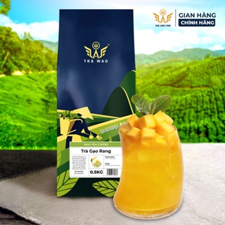 Trà Gạo Rang WAO Genmaicha (0,5kg) pha trà sữa gạo rang thơm bùi khó cưỡng