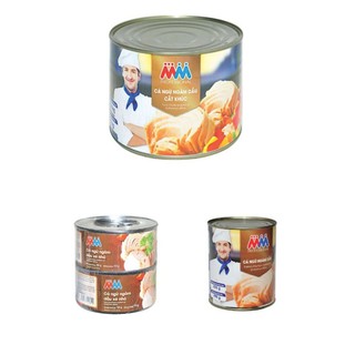 [Date Mới]' Cá ngừ ngâm dầu MM, lốc 2 hộp, 185g - MM