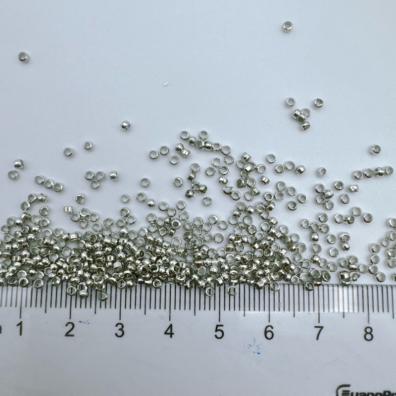 200 hạt bi bóp 2mm - 2.5mm dùng kẹp đầu dây, chặn hạt