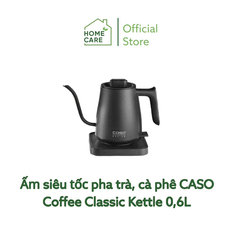 Ấm siêu tốc chuyên dụng pha trà, cà phê CASO Coffee Classic Kettle 0,6L