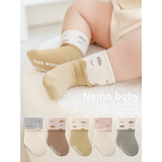  Tất Cho Bé Trai Bé Gái - Tất vớ chống trơn cho bé nhiều hình dễ thương NEMO BABY thoáng khí êm chân 