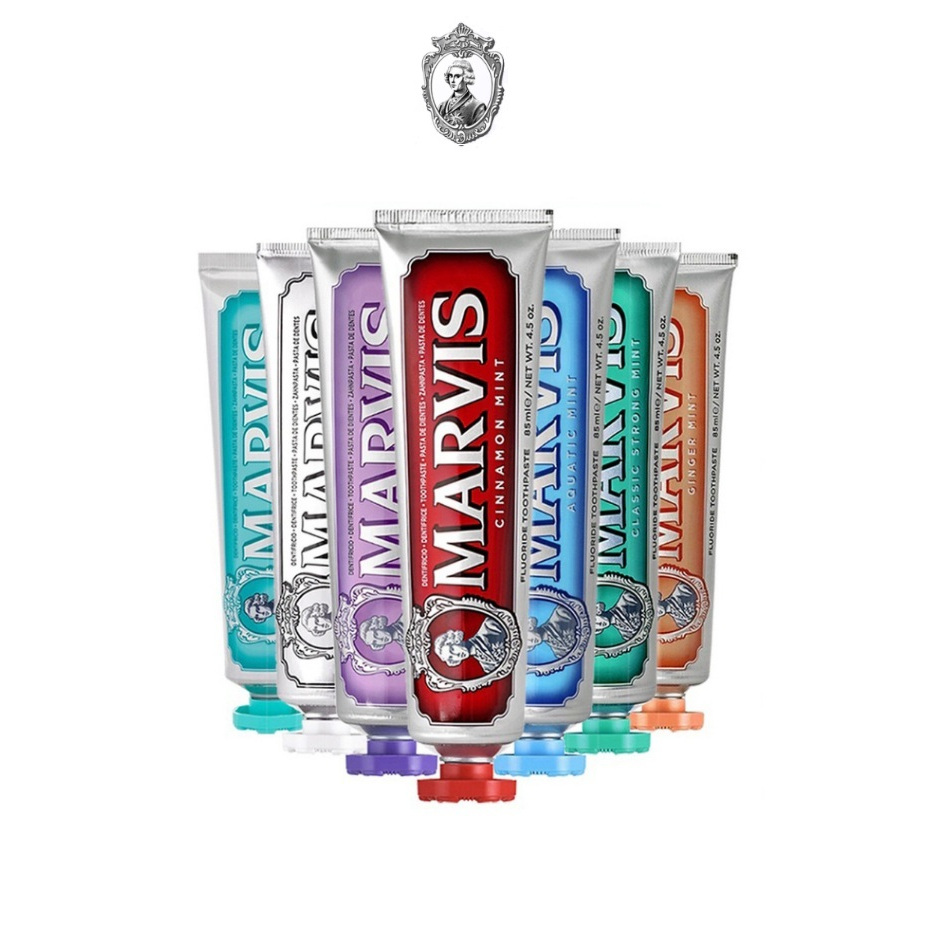 Kem Đánh Răng Ý Marvis Classic 85ml Đủ Loại - Kem Đánh Răng Trắng Răng Marvis Whitening Mint