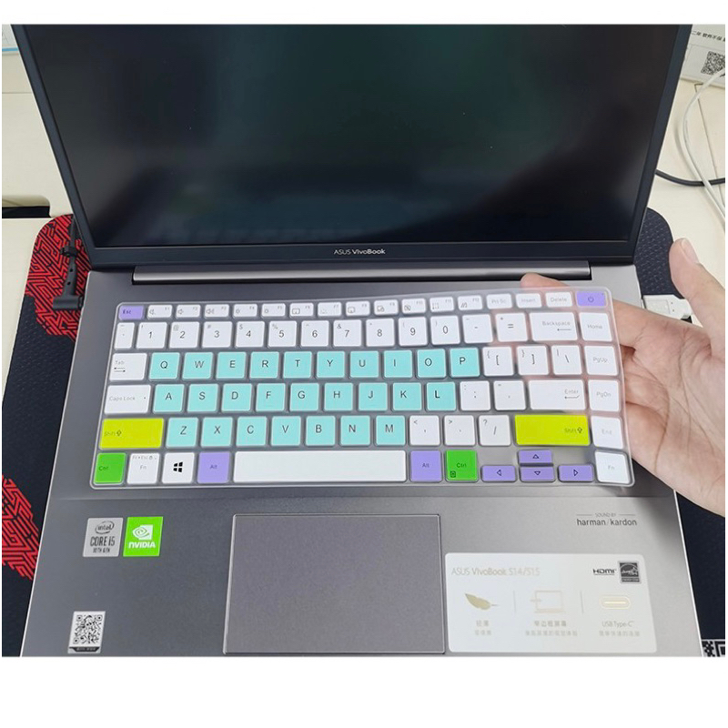 Tấm Silicon Bảo Vệ Bàn Phím Laptop Asus Vivobook S14 S433 ....