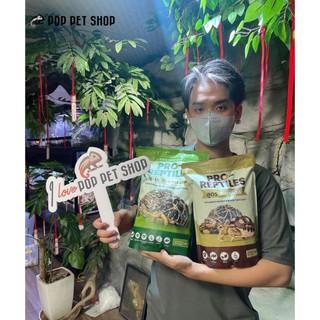 Thức Ăn Rùa Cạn Pro-Reptile 500gr (Nâu/Xanh-Combo) Rùa cạn Rùa châu phi, da báo, chân đỏ, ấn độ, núi vàng