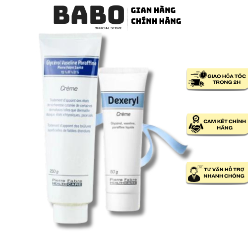 Kem Dưỡng Dexeryl Cream Mustela Pháp Dưỡng Ẩm, Dưỡng Da Cho Da Khô, Nẻ, cho bé Chàm 50g 250g
