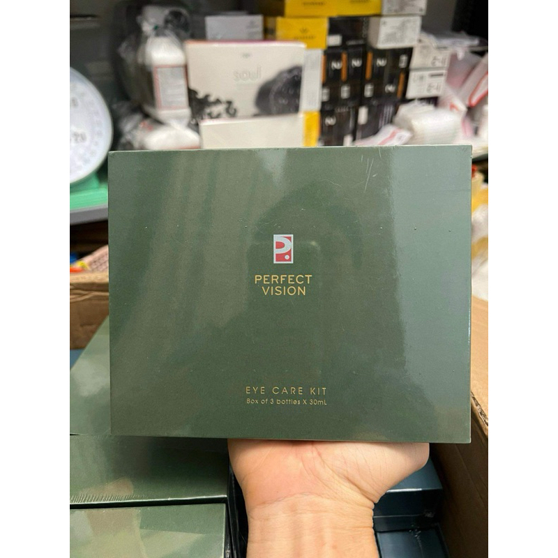 [ chính hãng ] Bộ 3 sản phẩm Perfect Vision Eye care Kit Giúp dưỡng ẩm da vùng mắt giảm nếp nhăn quanh mắt.