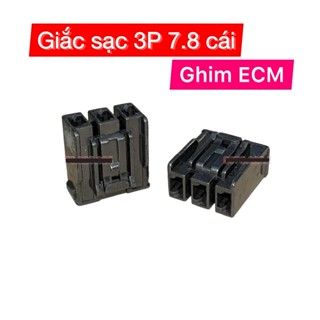   10 đầu  Giắc 3P 7.8 sạc ECM - 3 PHA - CÁI - mâm lữa xe đề từ vario jack socket ecm esp Connector housing iiib HL Seido 
