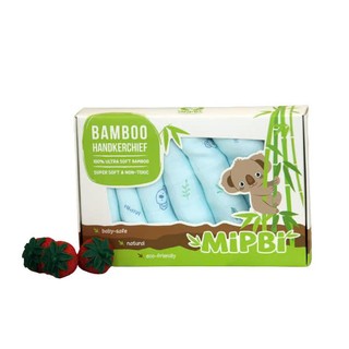 Khăn Sữa Mipbi 100% Sợi Tre - Khăn Sữa Cho Bé - Hộp 6 Khăn - Kích Thước 30x30cm